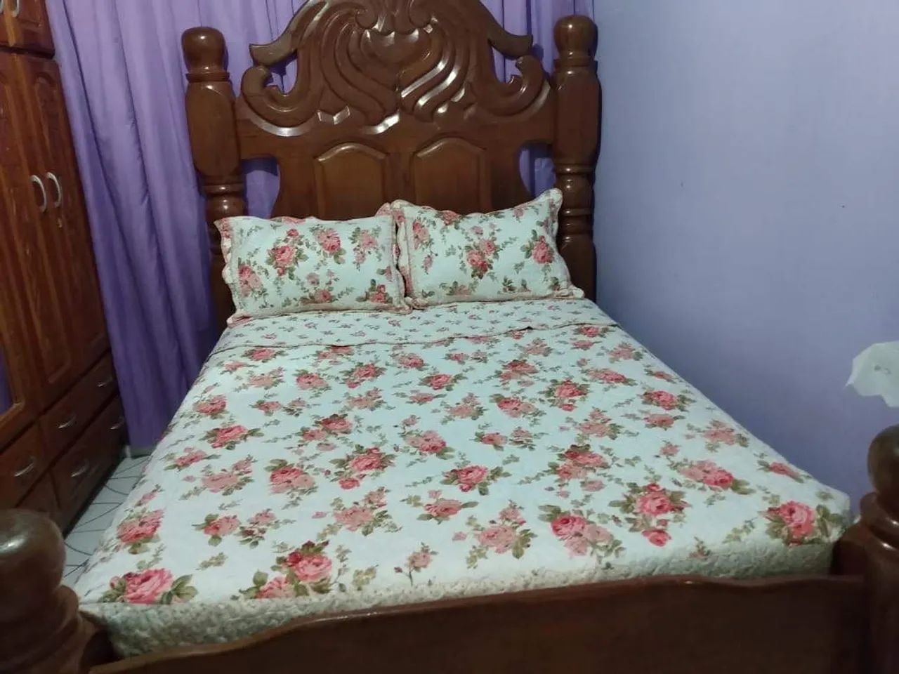 Cama de casal de madeira  - Foto 2