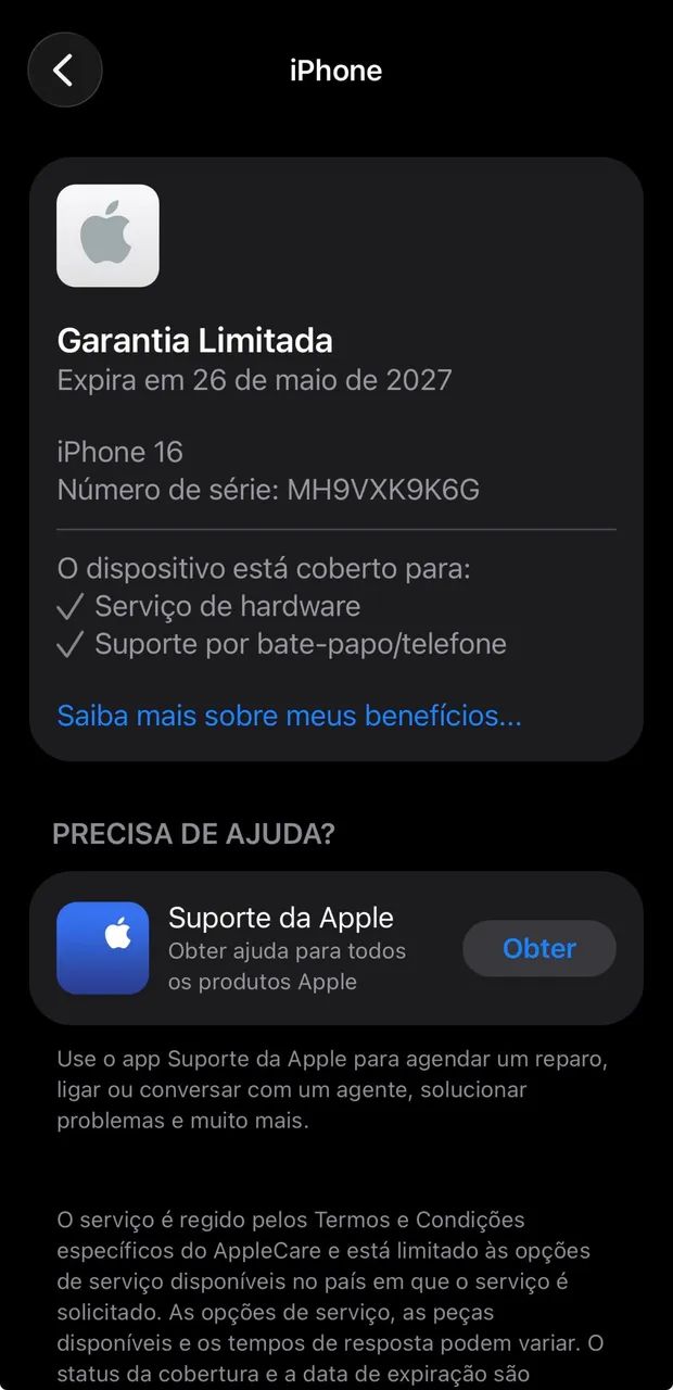 iPhone 16 128GB gataria Apple até maio/2027 - Foto 2