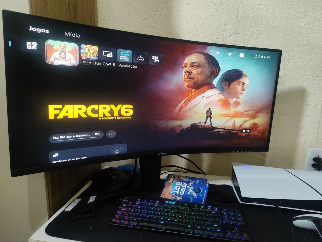 Monitor curvo 34 polegadas husky tempest aceito cartão!