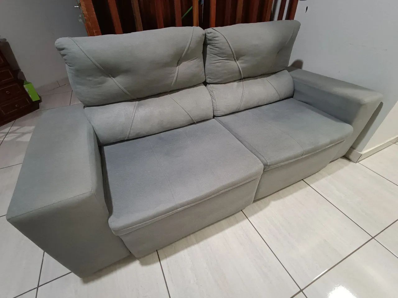Vendo sofá retrátil e reclinável. - Foto 5