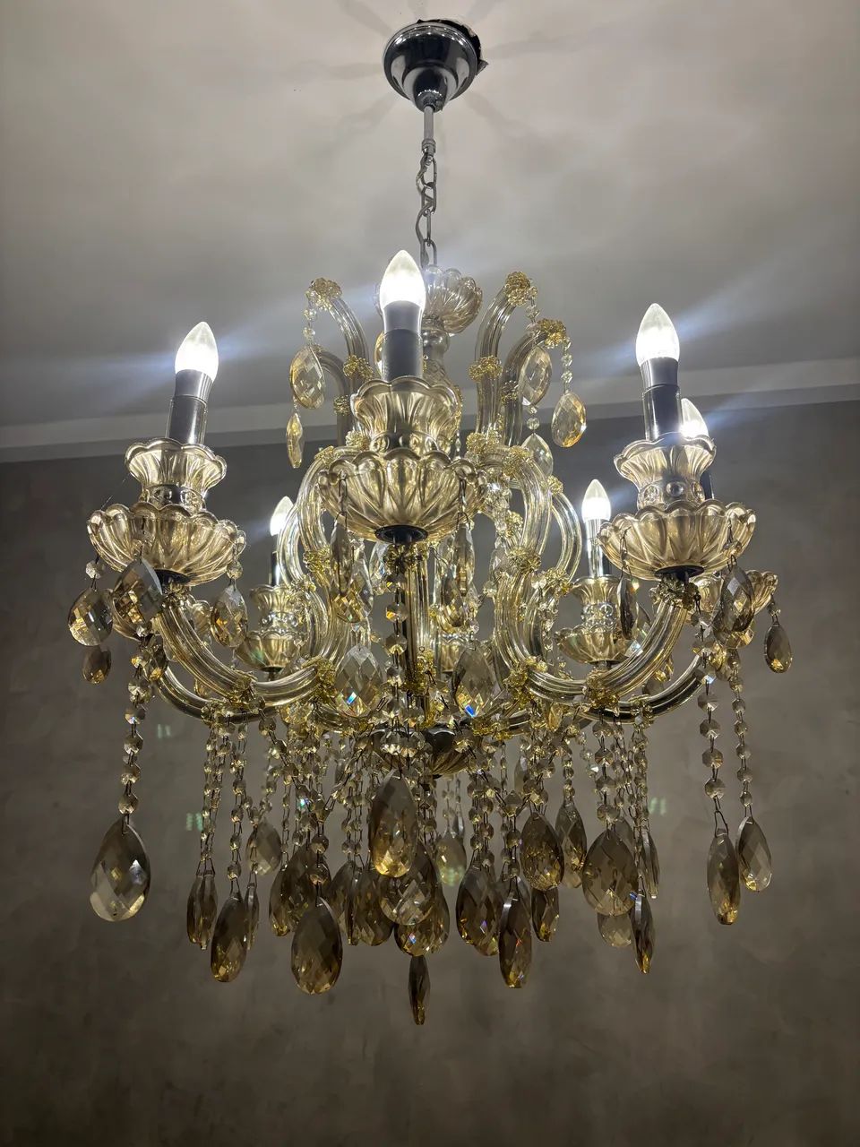 Lustre de Cristal âmbar  - Foto 2