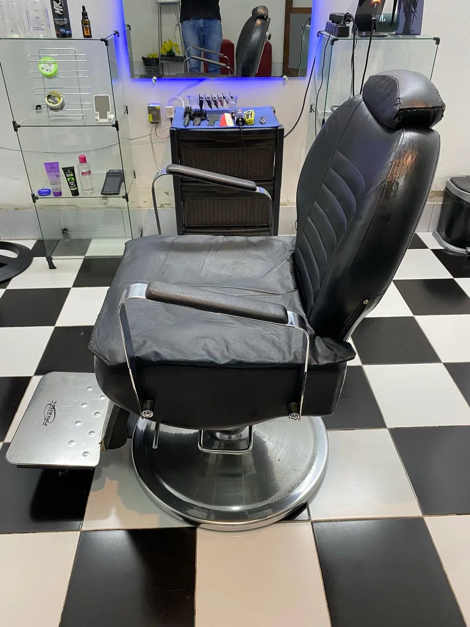 Poltrona Reclinável para Barbearia 