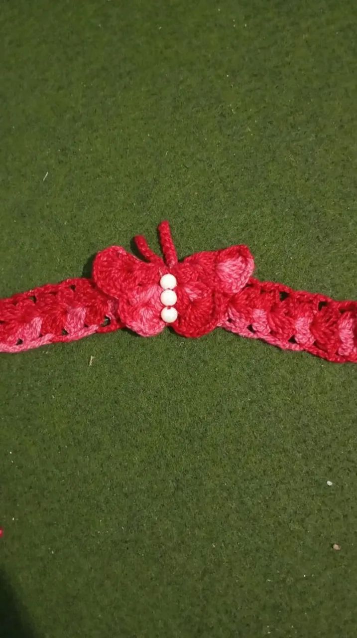 Tiara em crochê para criança  - Foto 2