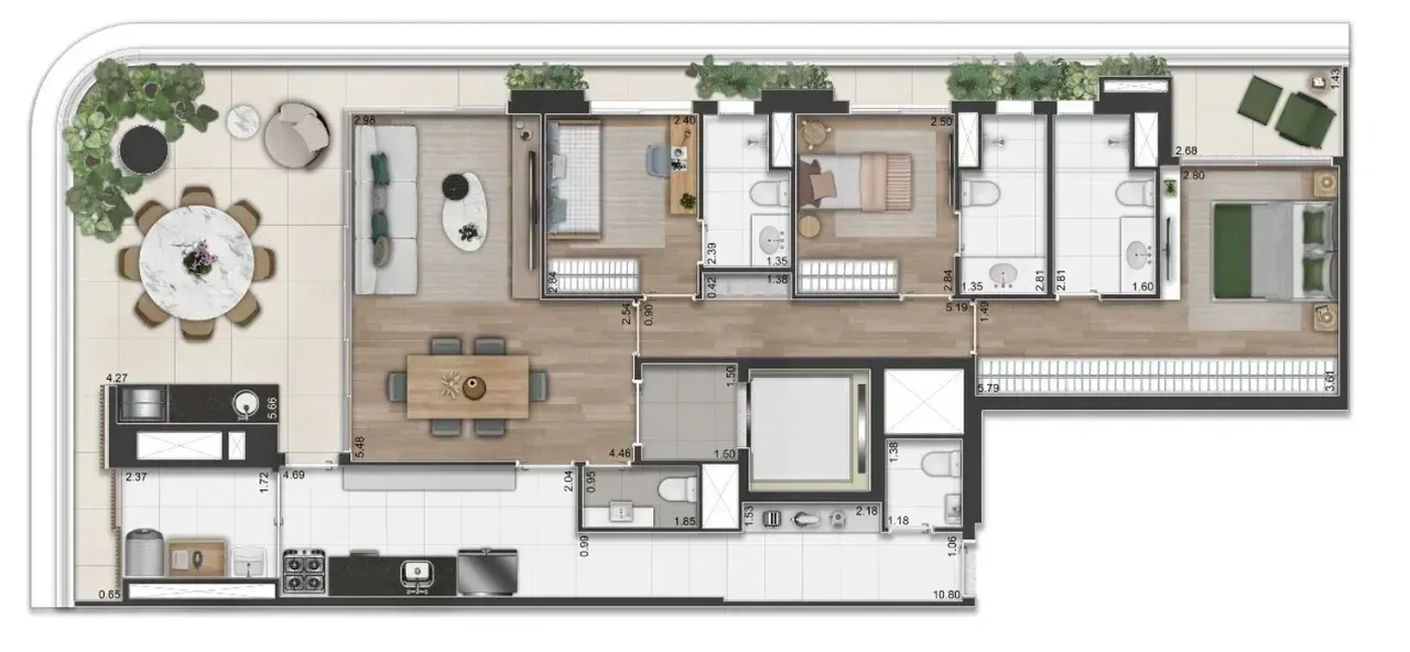 PLANTA 155m²