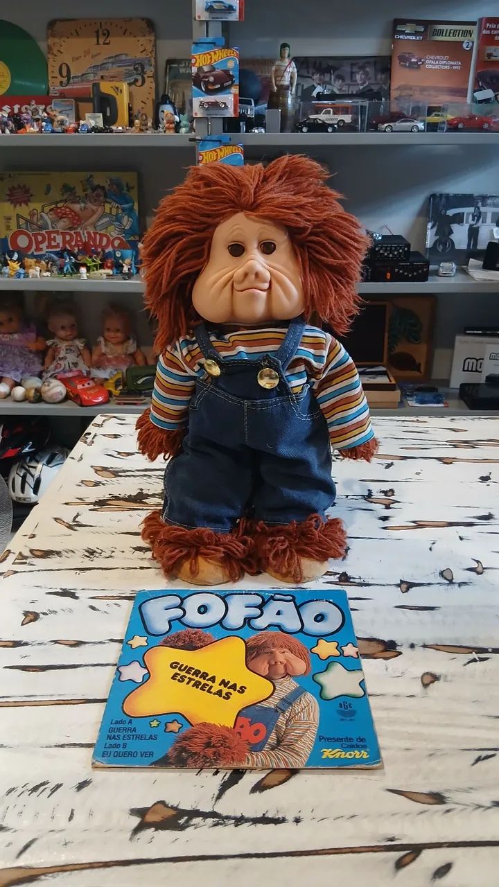 Boneco Fofão original anos 80. Da Mimo. E disco