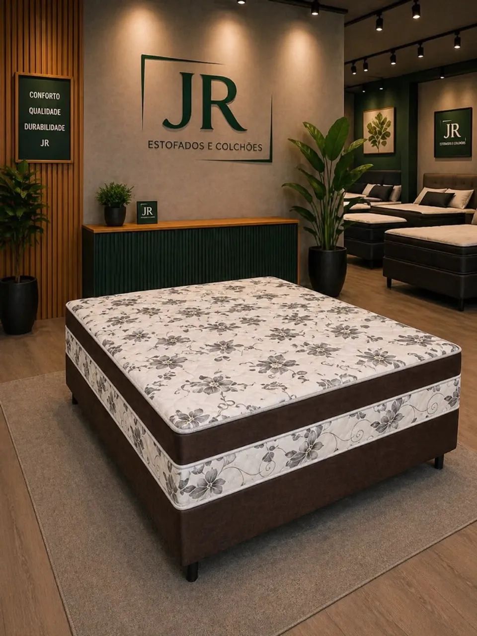 CAMA BOX CASAL C/10 CM ESPUMA 