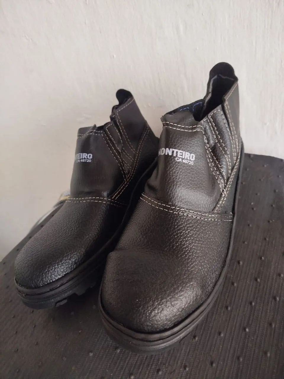 Bota couro de segurança preço atacado 