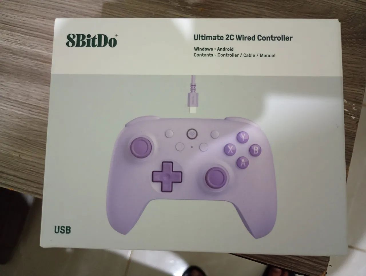 controle 8bitdo com fio - Foto 5