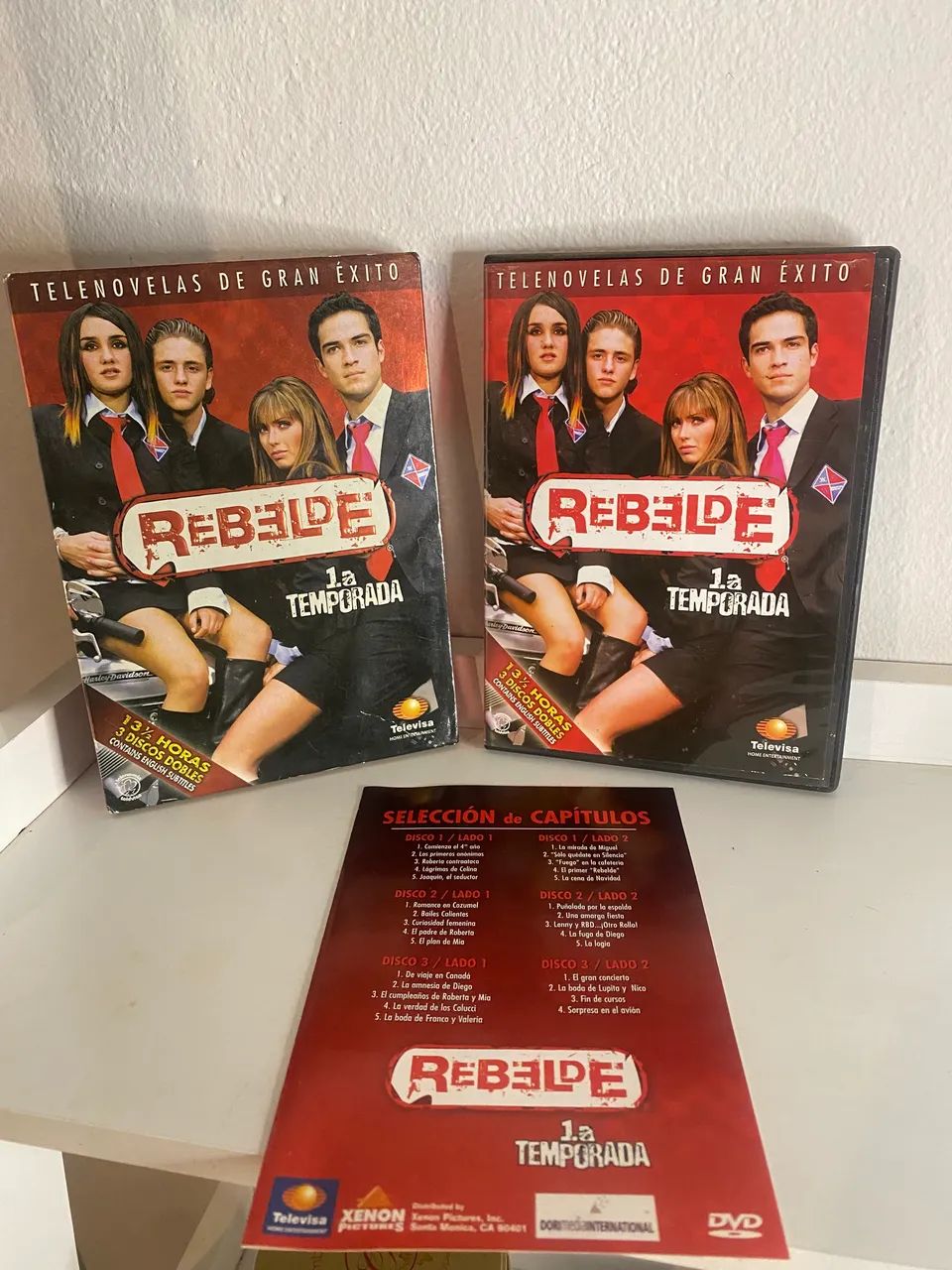 Box REBELDE 1 Temporada IMPORTADA 