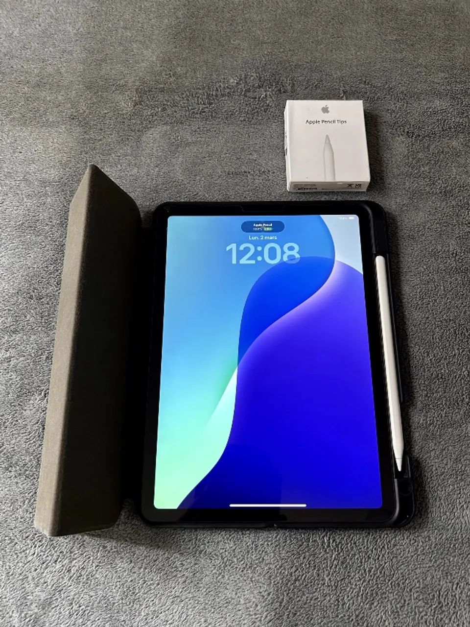 iPad Air 4ª geração 64GB, cor cinza espacial, Wi-Fi + Celular (4G