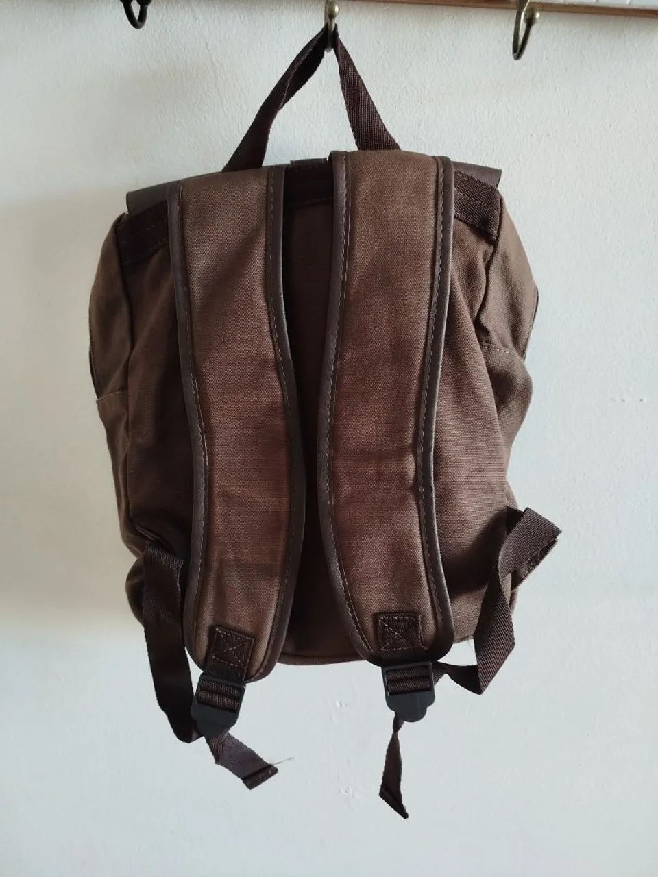 Mochila Napa com Couro Marrom<br>R$150,00 - Foto 4