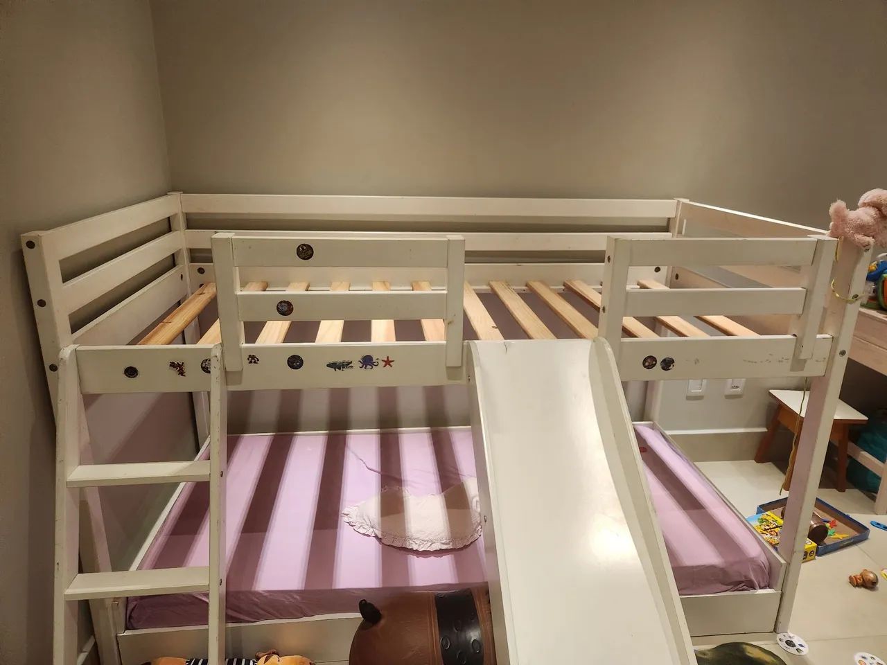 Bicama Infantil com Escada e Escorregador - Foto 4