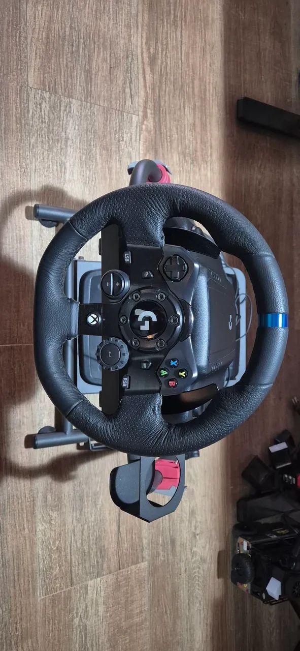 Simulador Logitech G923 Xbox + Suporte Veloce V3 - Foto 3