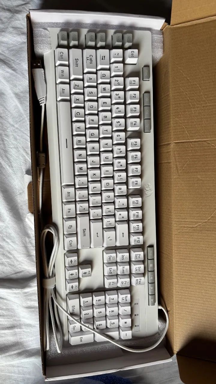Teclado mecânico gamer shiva redragon