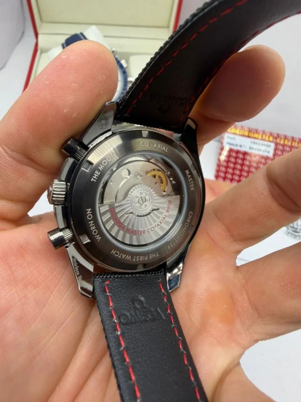 Relógio Omega Speedmaster Dark Side Of The Moon - Foto 5