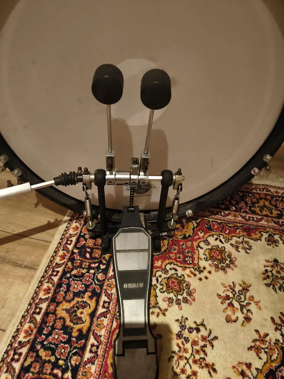 Pedaleira dupla bateria Basix - Foto 2