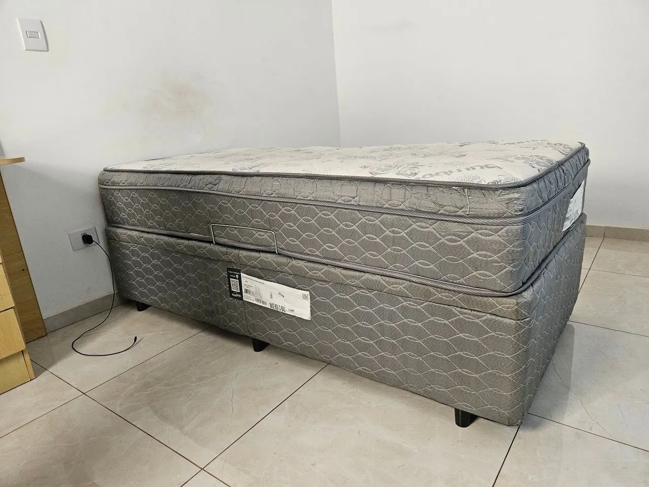 Cama BOX Baú de Solteiro - Ótima Oportunidade  - Foto 3