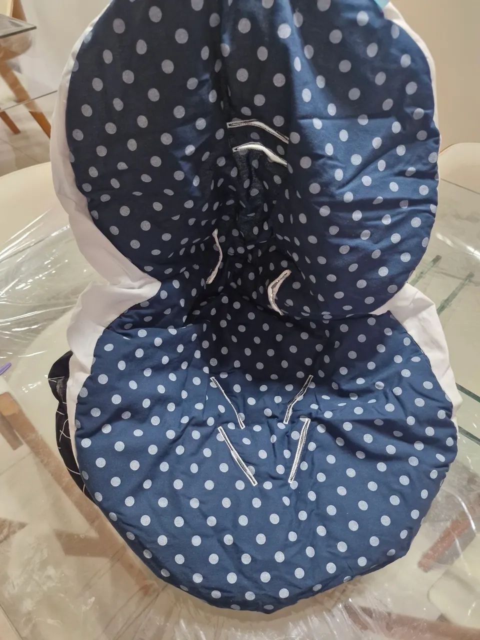 Capa Para Bebê Conforto unisex acolchoado - Foto 3