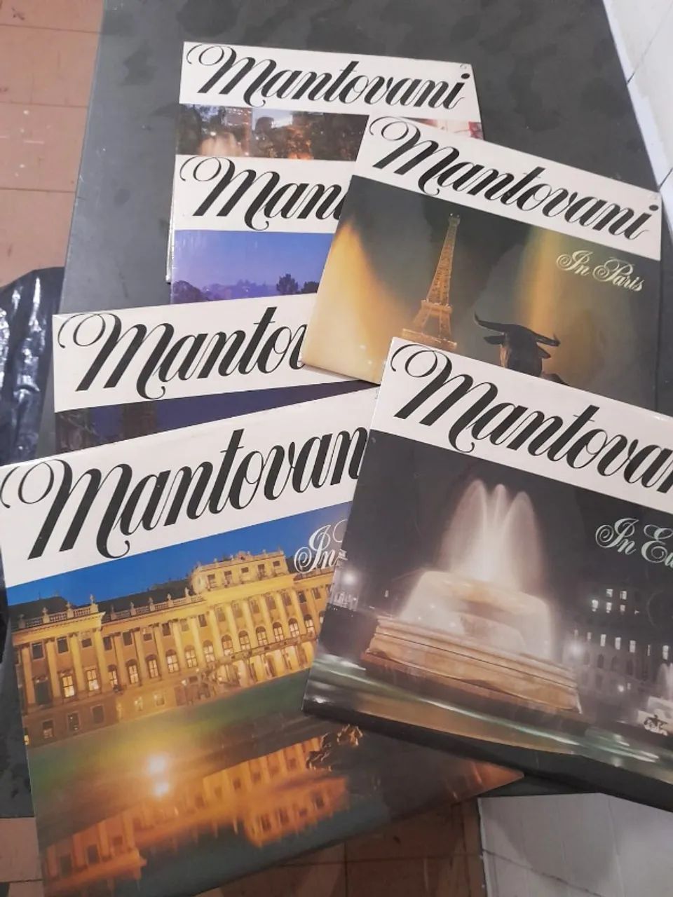 6 discos de vinil de Mantovani