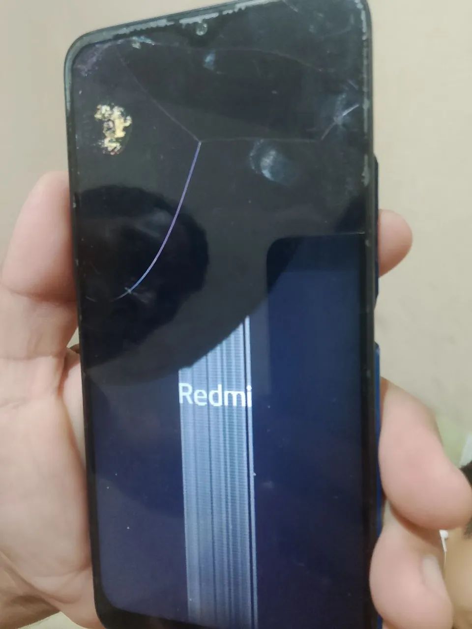 Redmi tela queimada