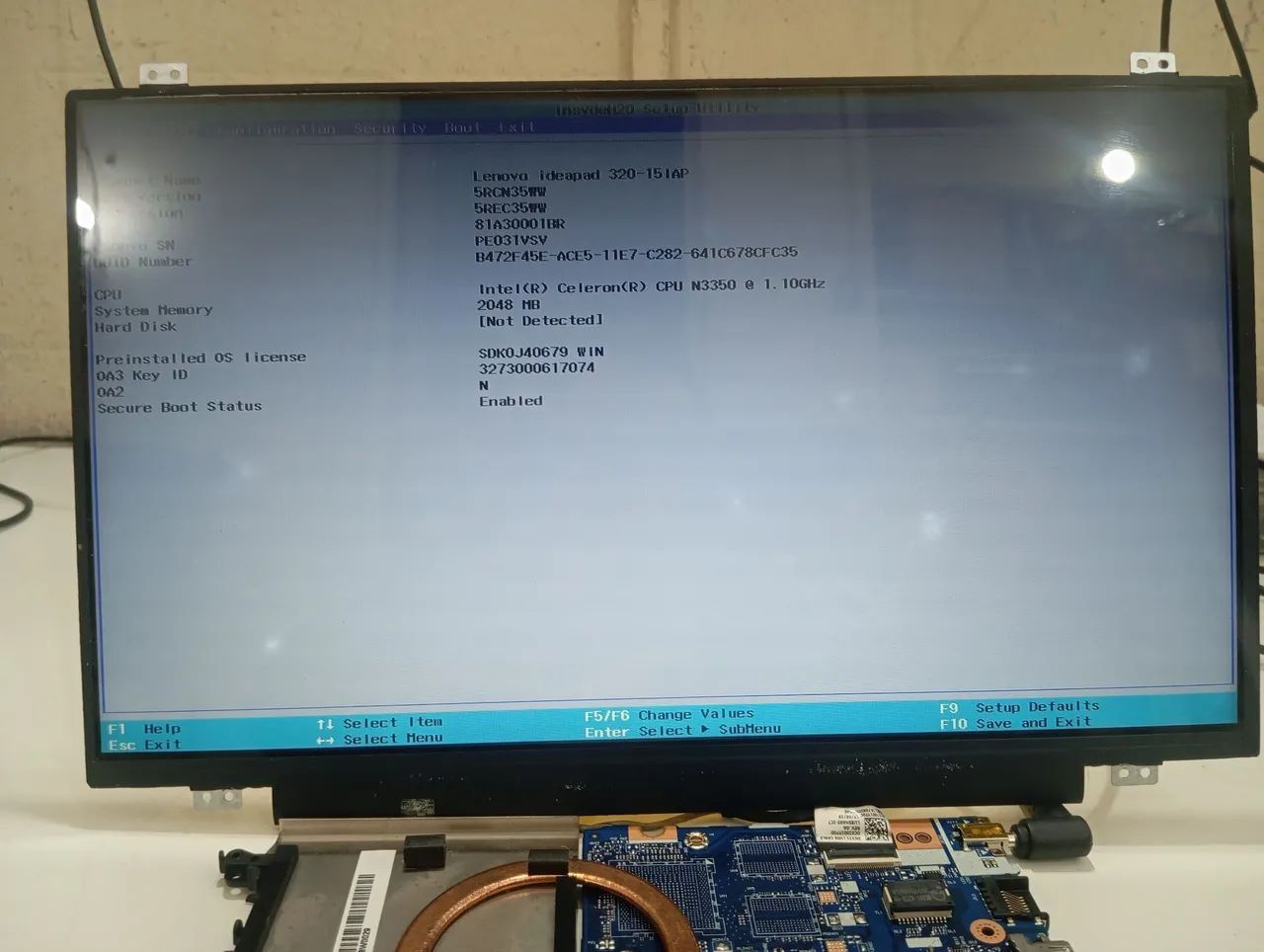 Tela notebook led slim 30 pinos usadinha  - Foto 4