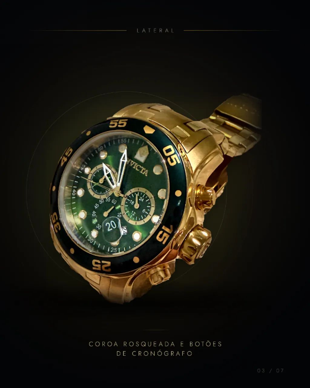 Relógio Invicta Luxo - Foto 4