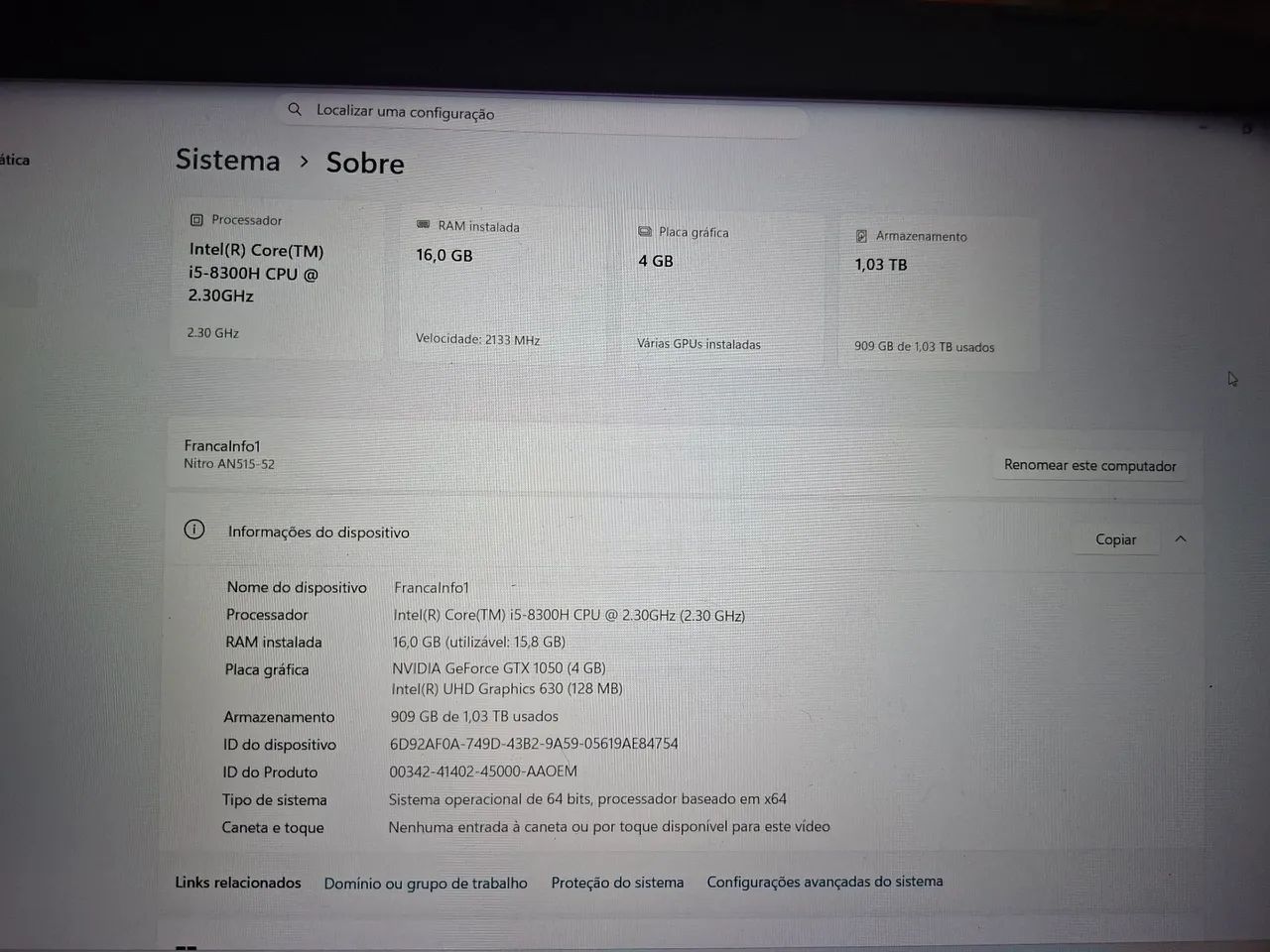 Pc gamer Acer Nitro 5  - Foto 2