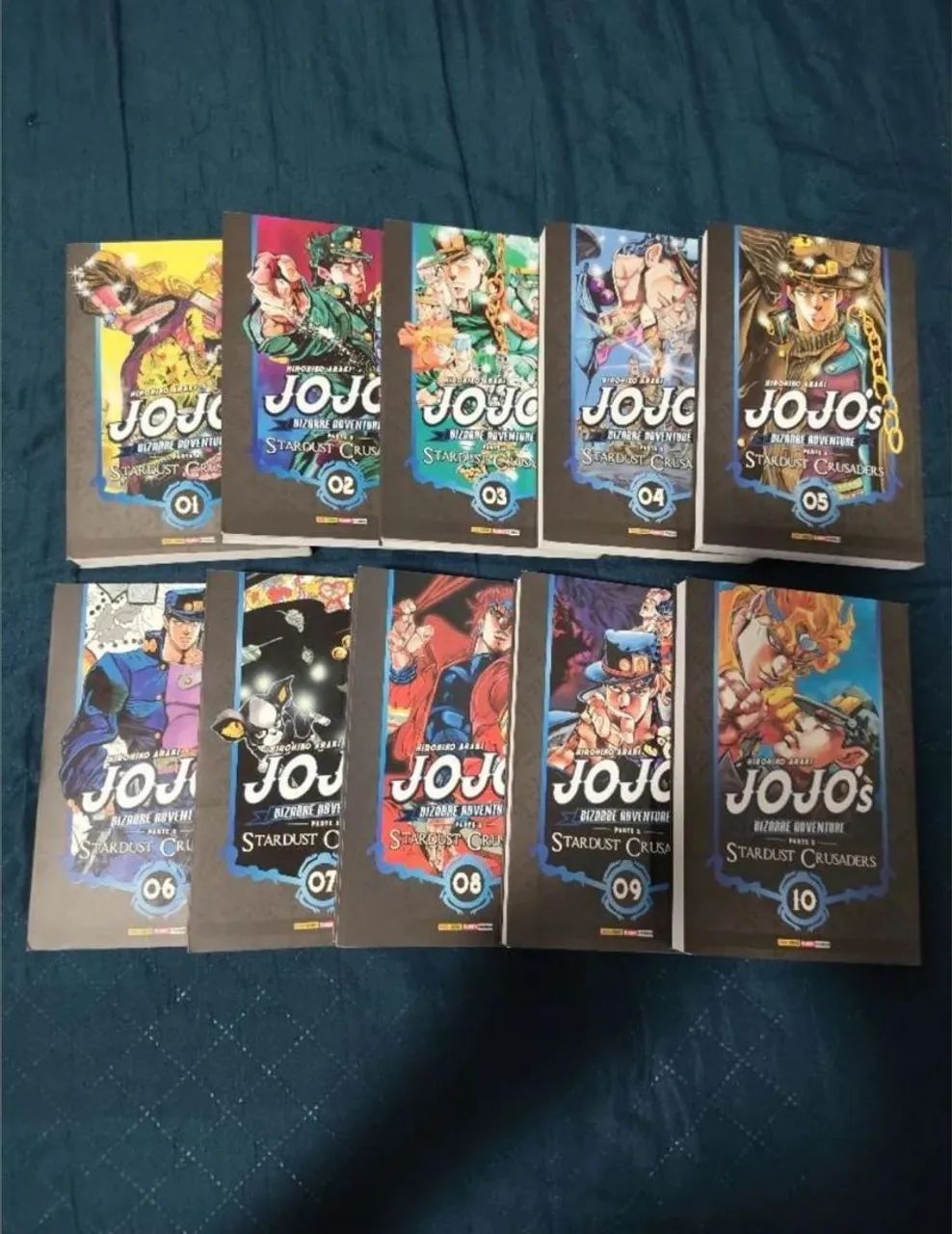 Jojo Bizarre Adventure parte 3 (coleção completa: vol 1 ao 10) - Foto 2