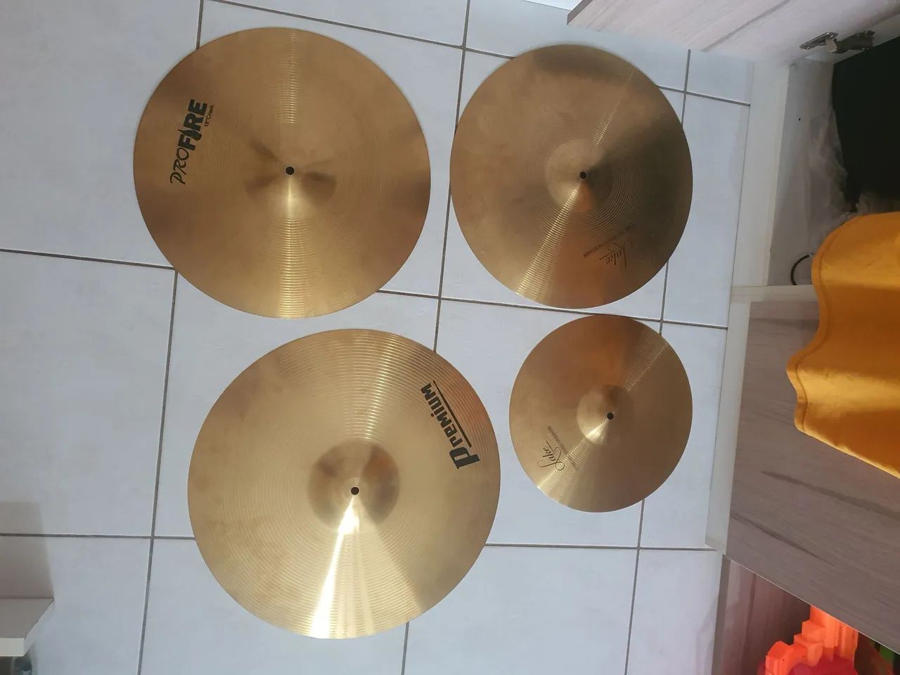 Bateria Onix 22" + kit de pratos - Foto 3