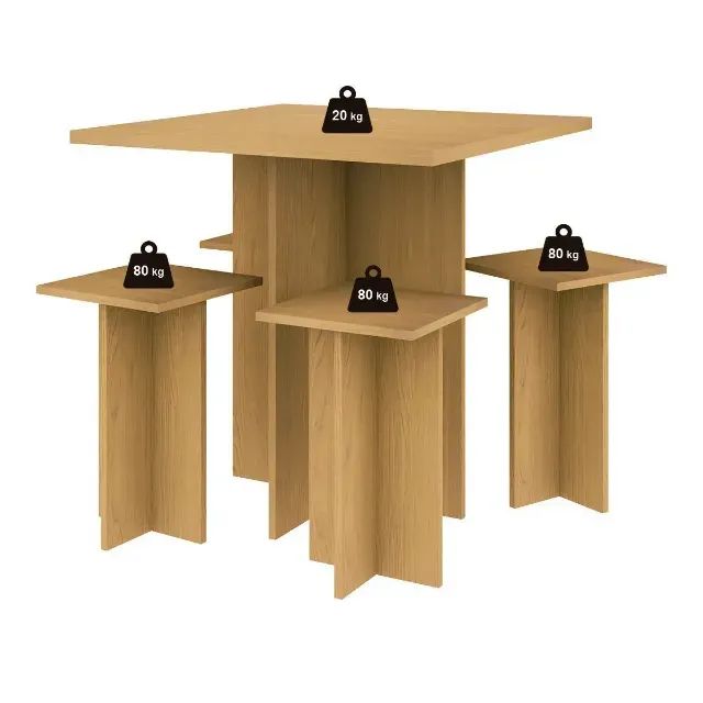 Mesa Dakar com 4 banquetas - Foto 3