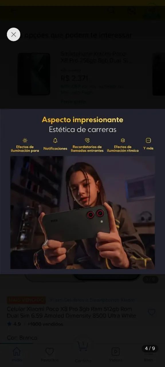 Troco Xiaomi Poco x8 pro 512gb - Foto 4