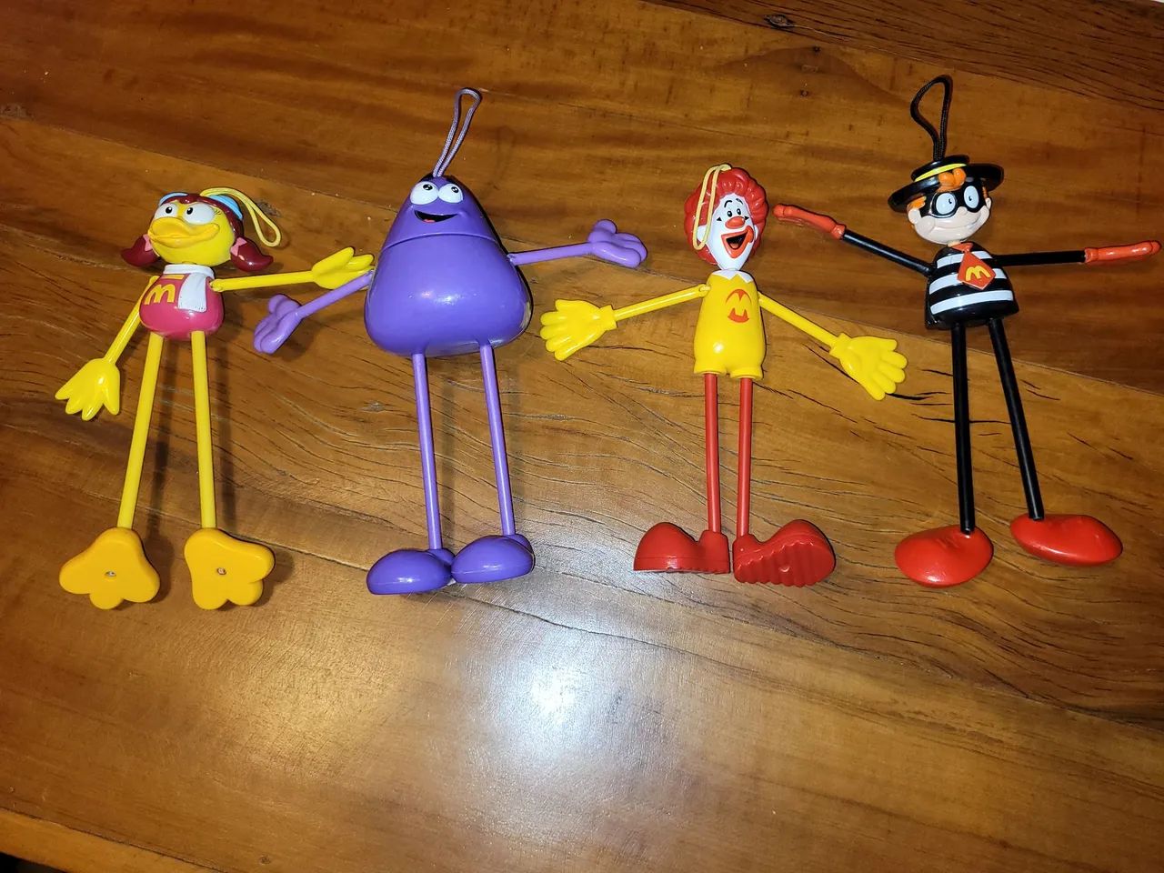 Conjunto McDonald's 4 personagens