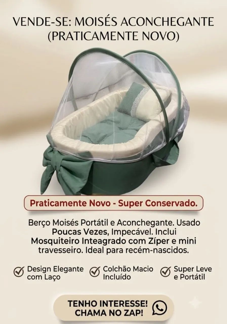 Berço Moisés Super conservado