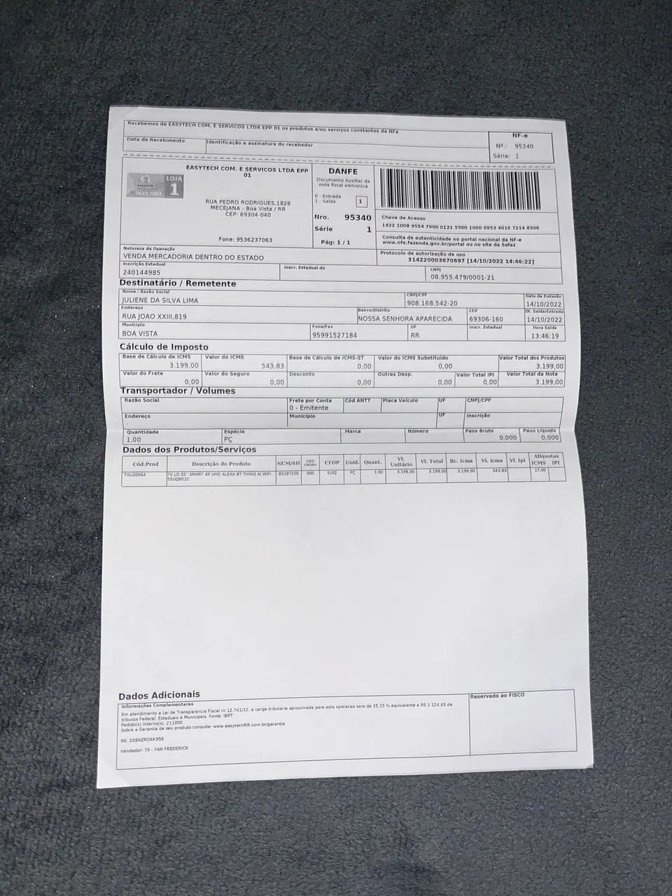 TV Smart LG 55 Polegadas 4K  - Foto 3