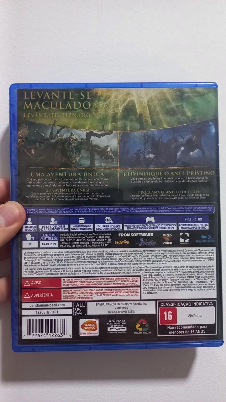 Game - PS4 - Elden Ring - Midia Fisica (Pouco usado) - Foto 2