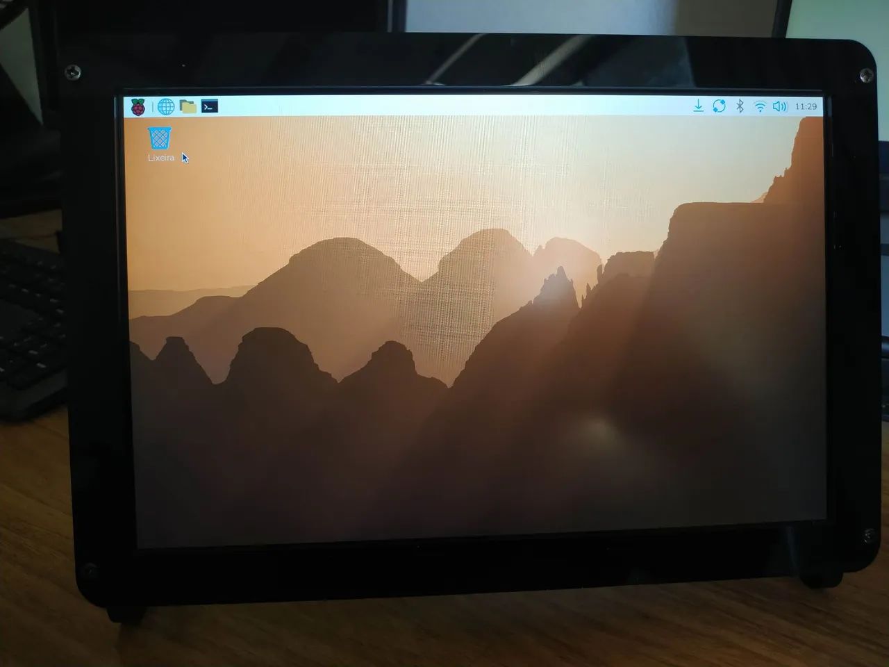 Raspberry Pi3 com Tela