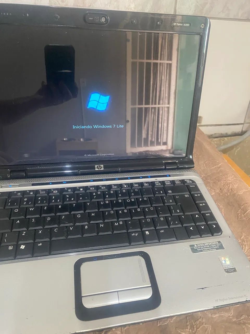 Notebook HP Pavilion - Windows 7 lite