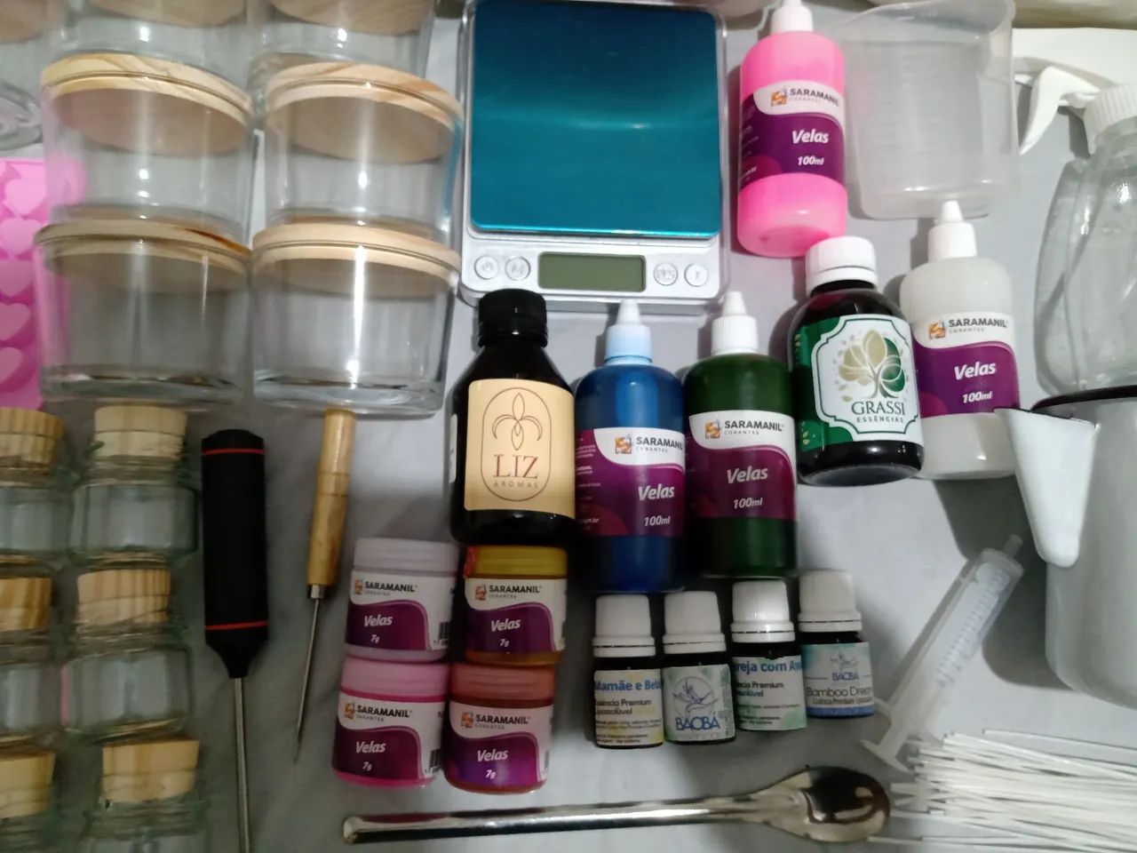 Kit para velas aromáticas  - Foto 3