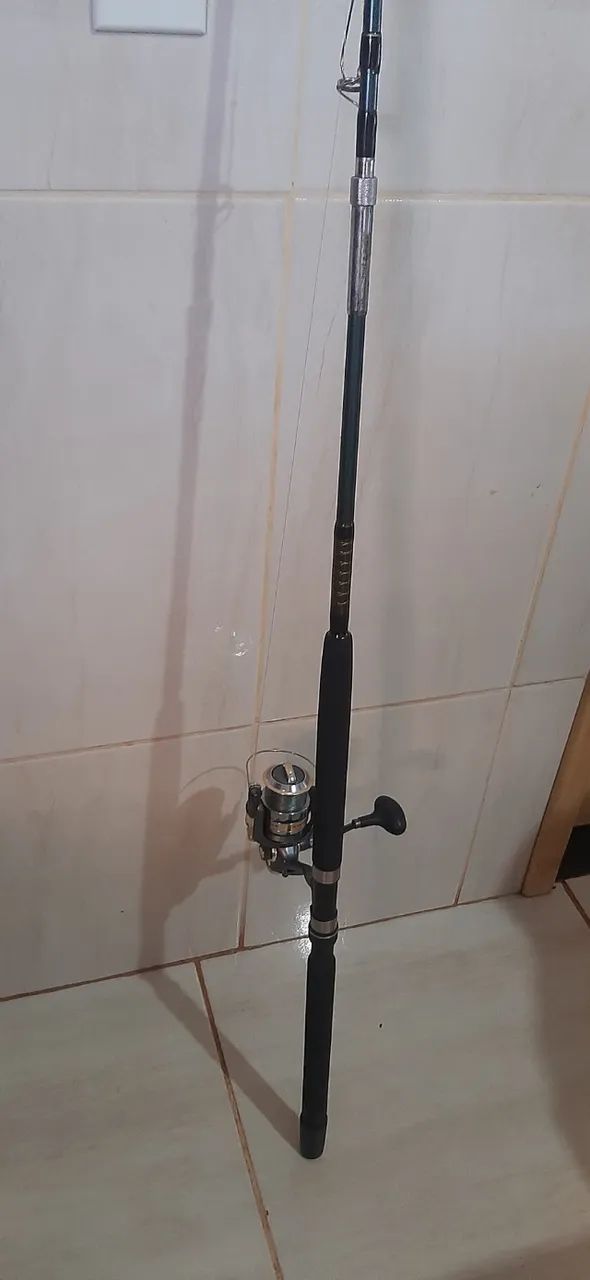 vara de pesca com morinete 