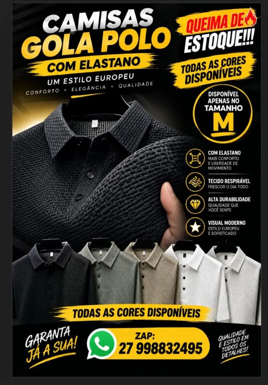 Gola Polo Com Elástano (M)