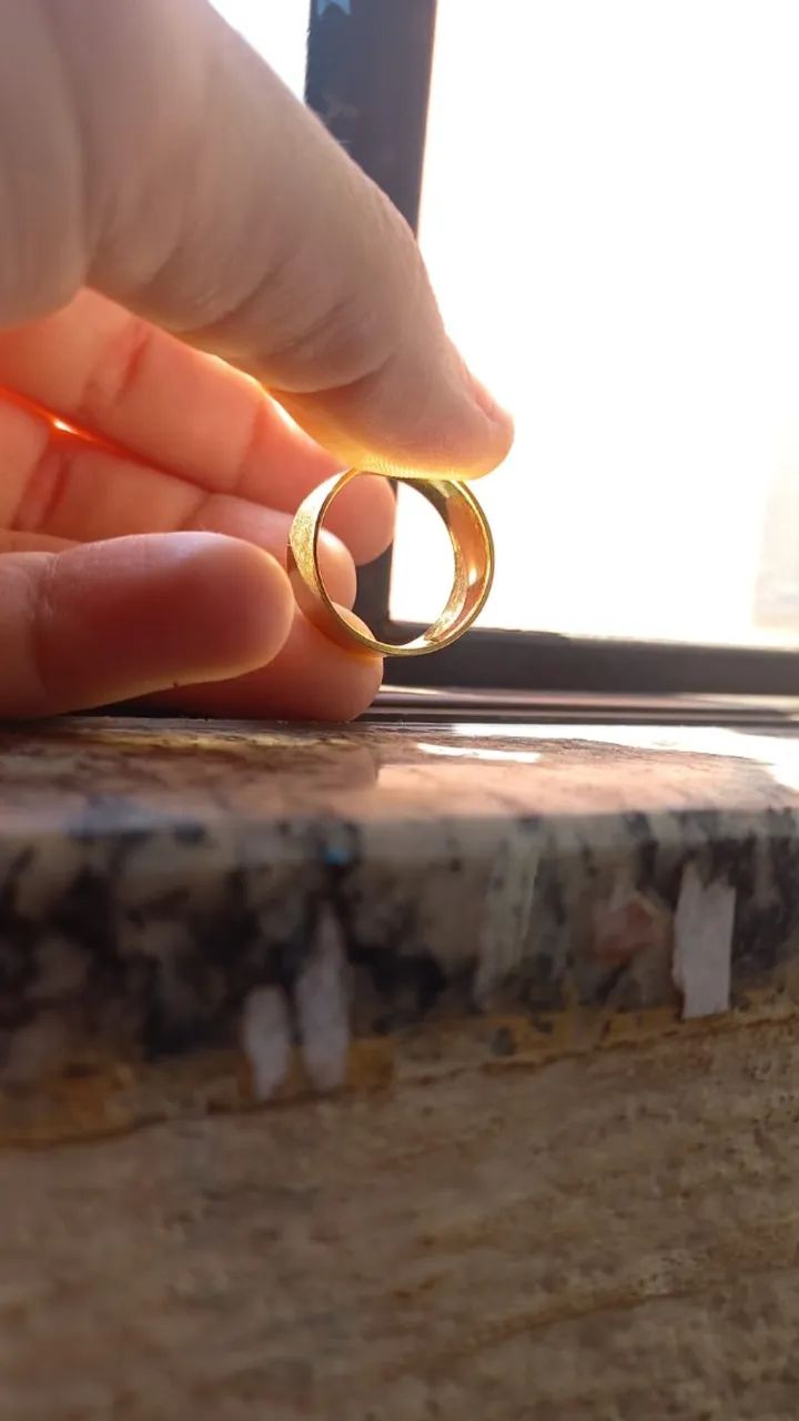  VENDO ALIAN ÇA DE OURO 18K   - Foto 2