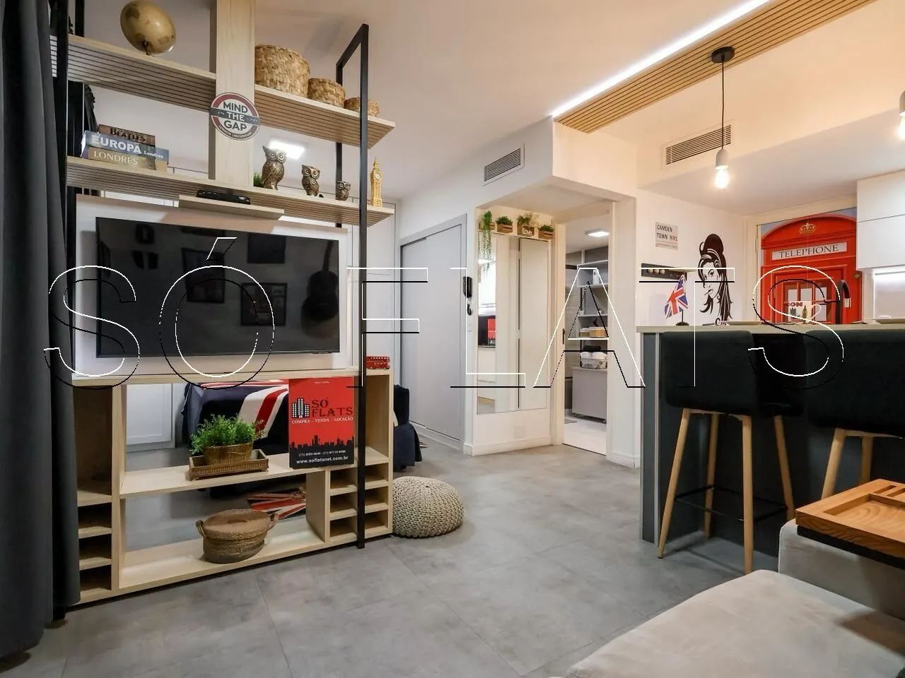 Flat Ninety Jardins | 32m² com serviços, vaga e localização premium