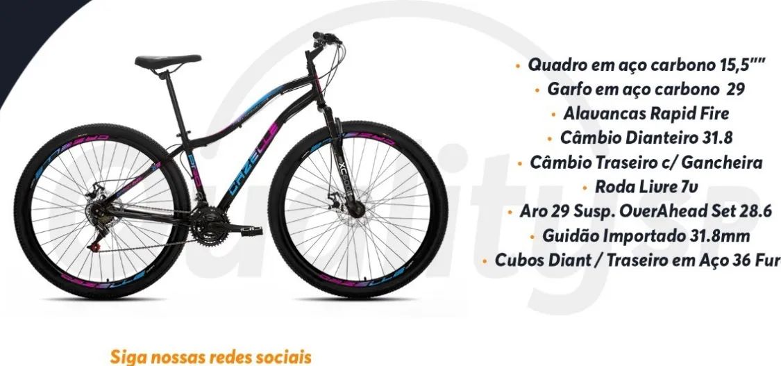 Bicicleta Colli Cazelli Aro 29 Semi Nova  - Foto 2