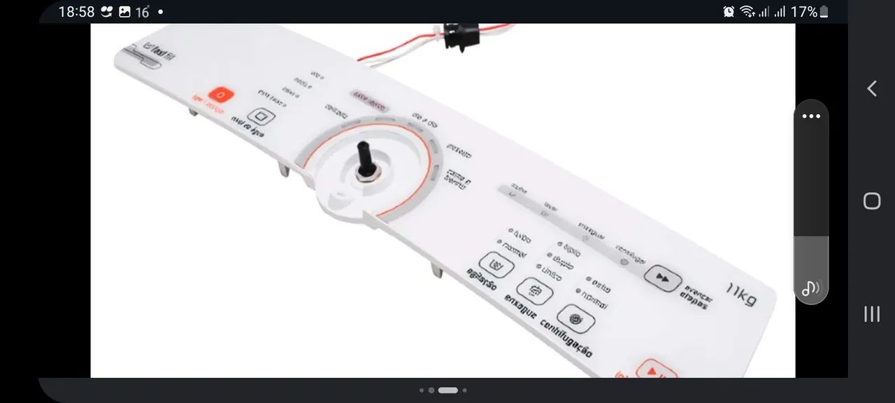 Placa interface lavadora Brastemp active 11kg 110v