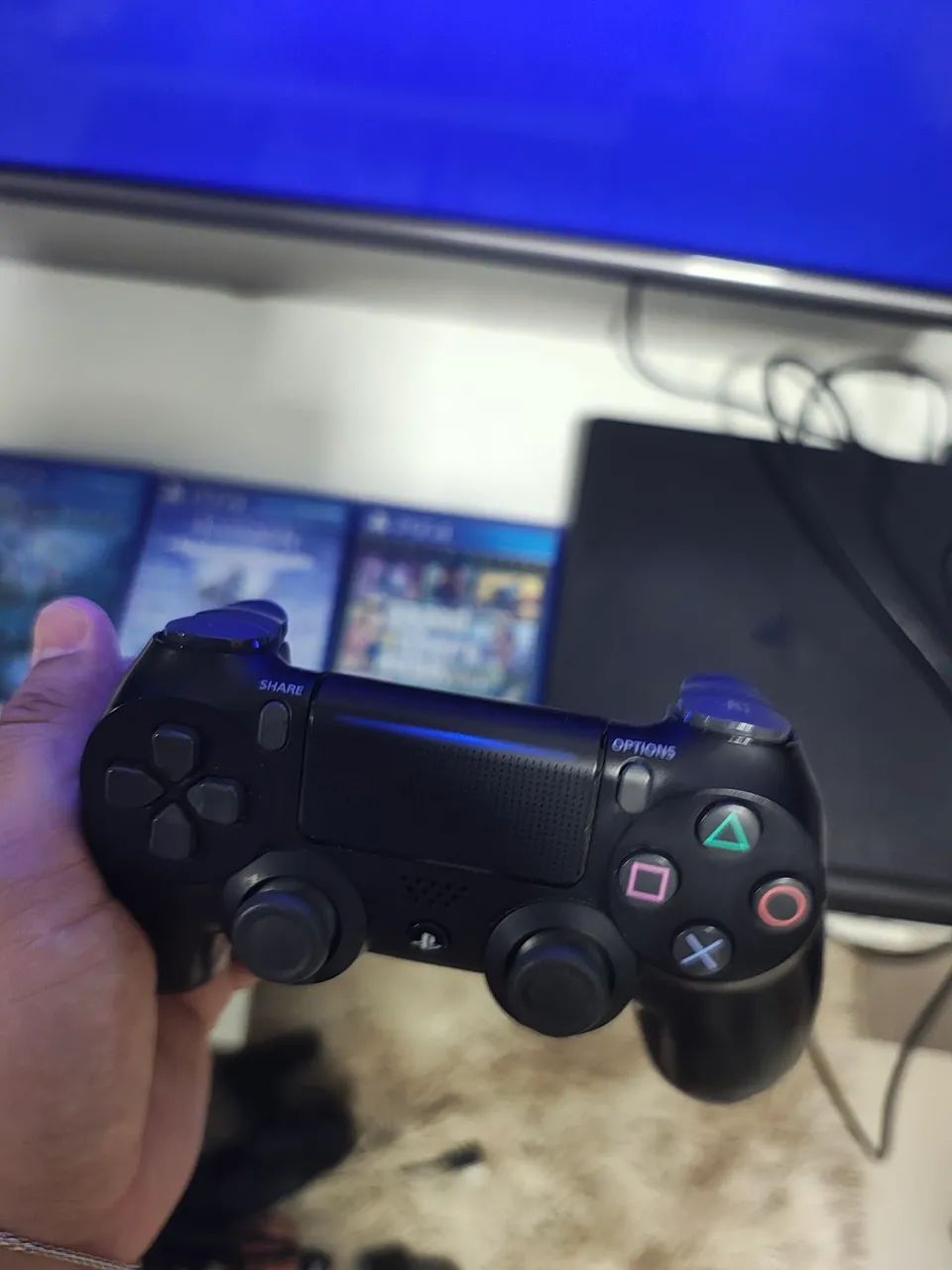 Playstation 4 + 03 jogos! - Foto 5