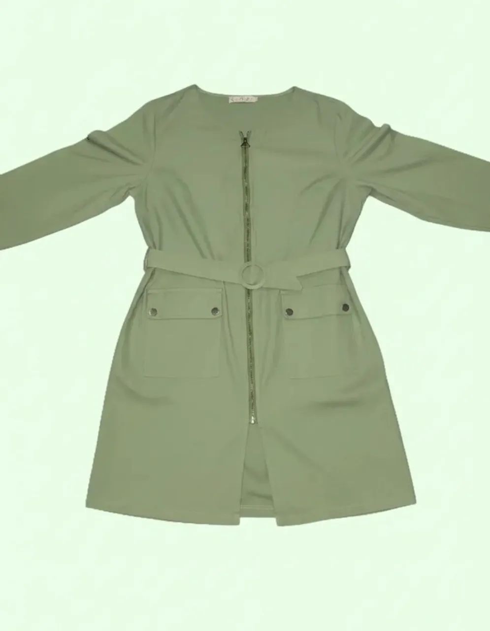 vestido com cinto zheng fashion - Foto 3
