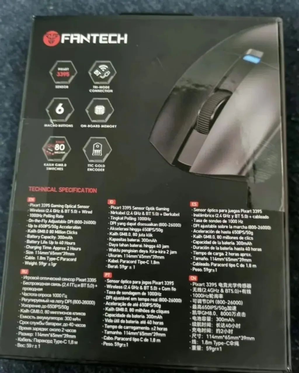 Mouse Fantech Aria XD7 - Foto 2