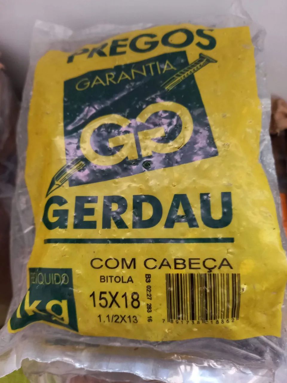 Pregos da Gerdau somente atacado 