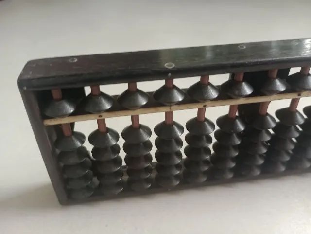 Soroban (ábaco de contas) japonês antigo