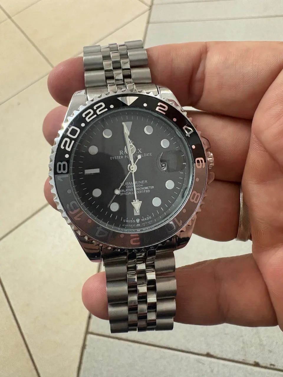 RELÓGIO ROLEX GMT MASTER II BATMAN BRUCE WAYNE - Foto 5
